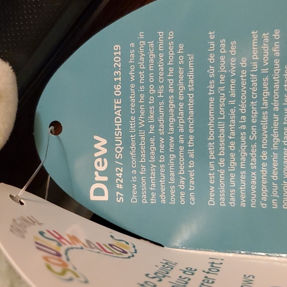 Squishmallow Drew The green Dragon 7" Kellytoy Plush stuffed animal NWT - Picture 5 of 5